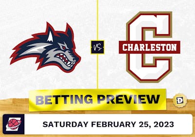 Stony Brook vs. Charleston CBB Prediction and Odds - Feb 25, 2023