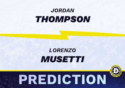 Jordan Thompson vs. Lorenzo Musetti Prediction, Odds, Picks for ATP Cinch Championships 2024