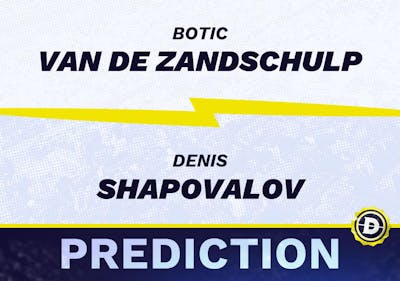 Botic Van de Zandschulp vs. Denis Shapovalov Prediction, Odds, Picks for ATP Indian Wells 2024
