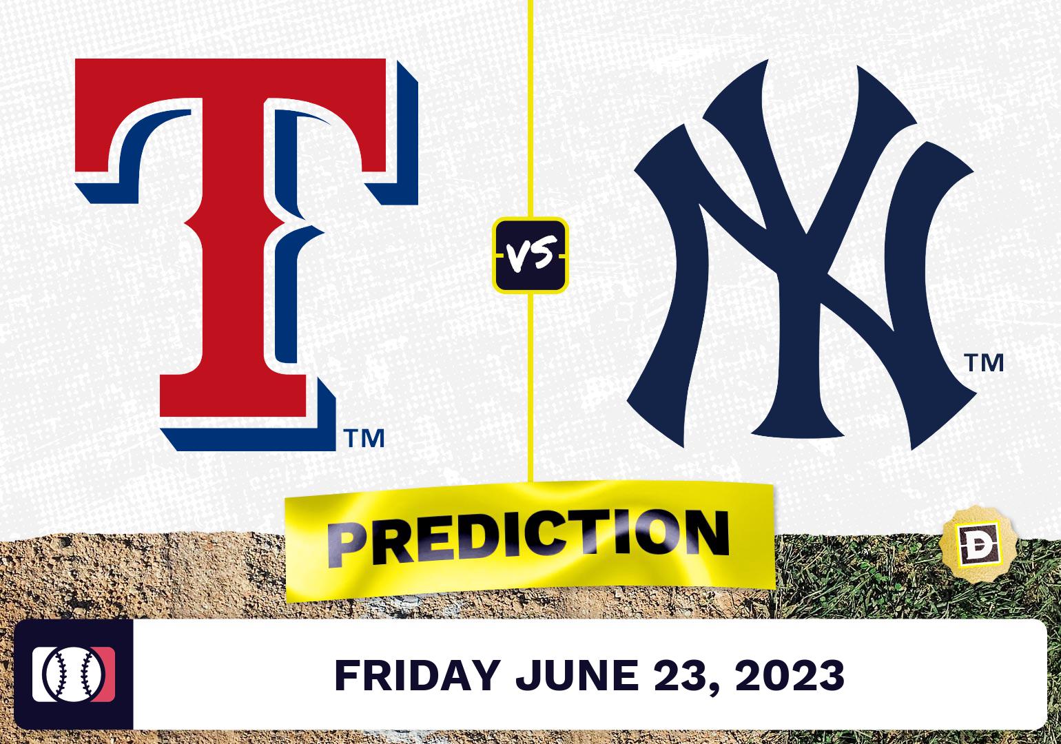 Rangers Vs. Yankees Prediction For MLB Friday [6/23/2023]