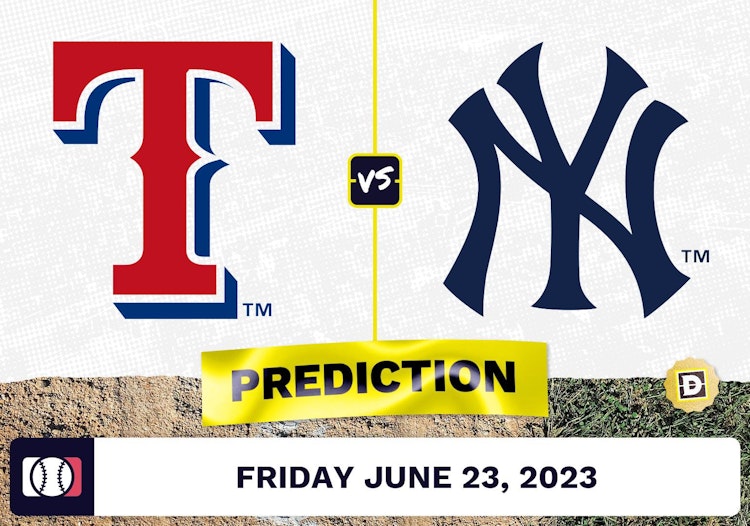 Rangers vs. Yankees Prediction for MLB Friday [6/23/2023]