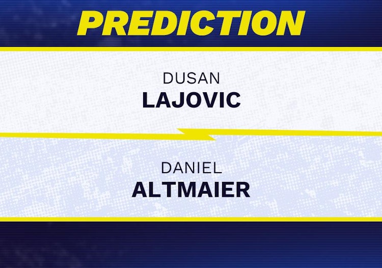 Dusan Lajovic vs Daniel Altmaier Tennis Prediction.