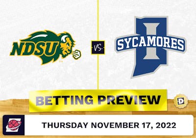 North Dakota State vs. Indiana State CBB Prediction and Odds - Nov 17, 2022
