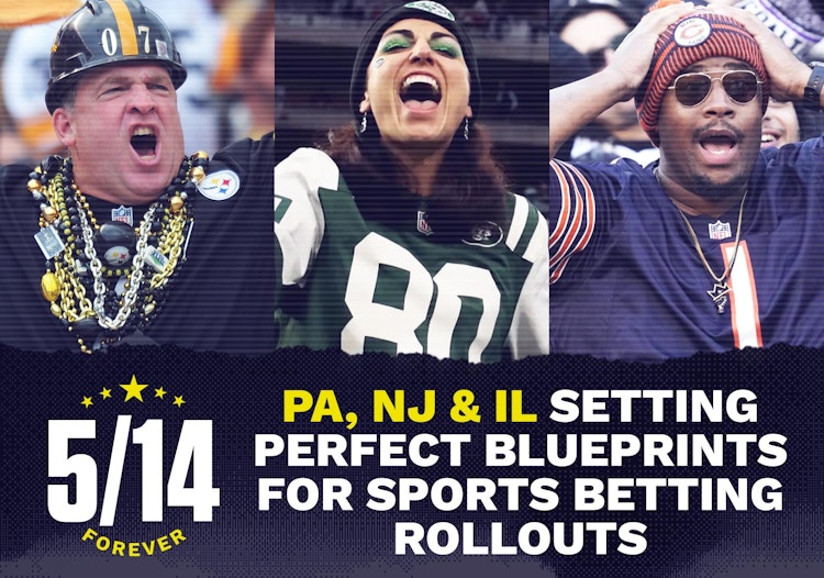 5/14 Forever: Pennsylvania, New Jersey and Illinois Setting Perfect Blueprints for Online Sports Betting Rollouts