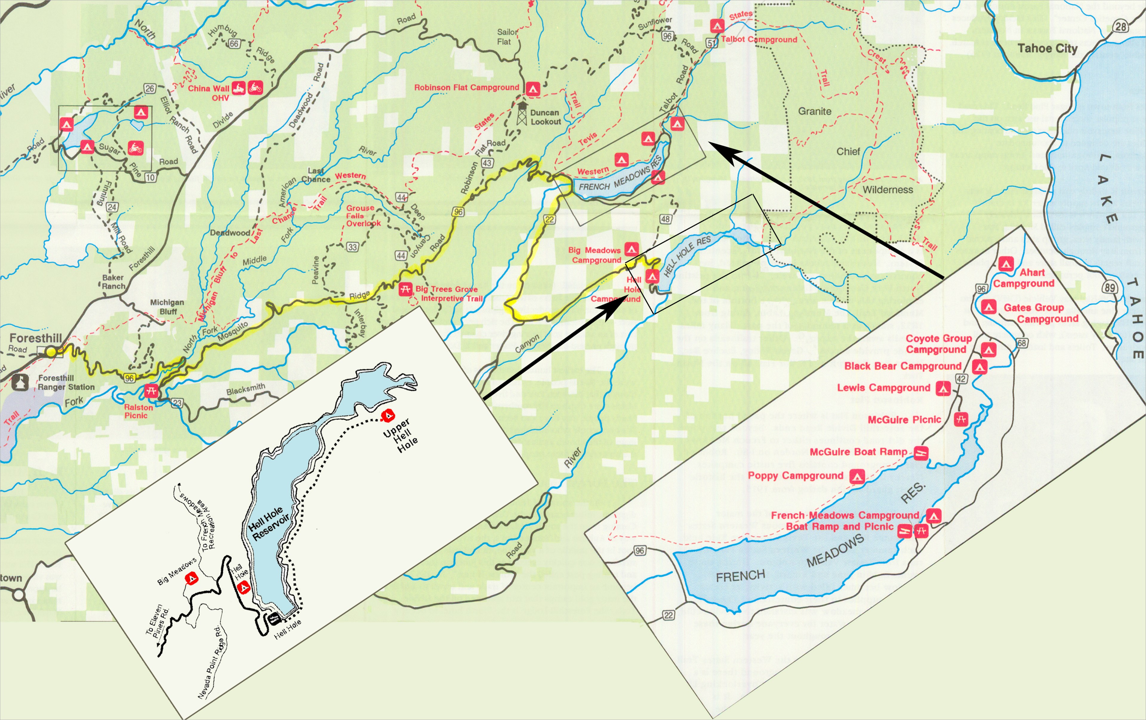Recreation Area Map