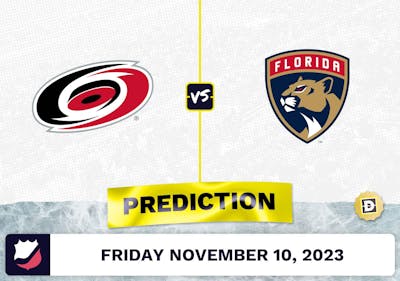 Hurricanes vs. Panthers Prediction and Odds - November 10, 2023