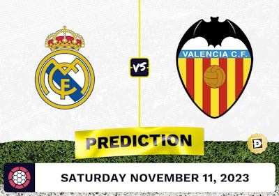 Real Madrid vs. Valencia Prediction and Odds - November 11, 2023