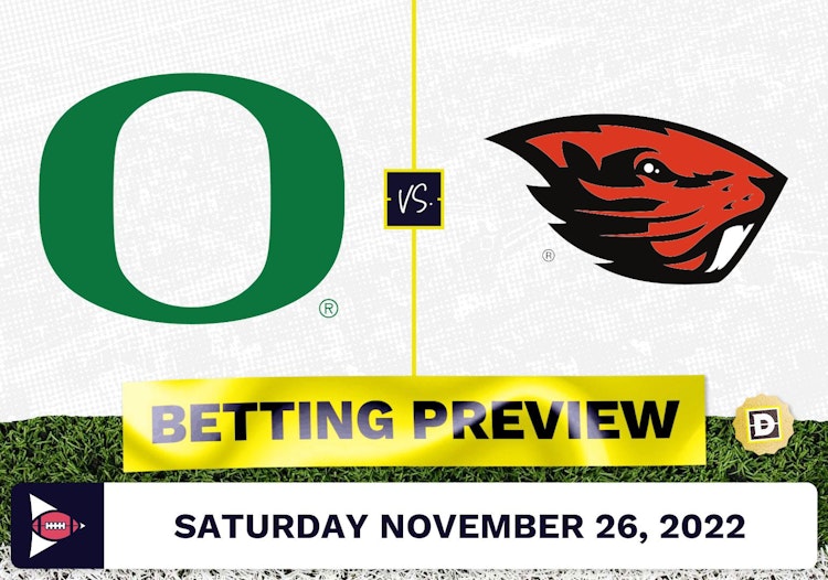 Oregon vs. Oregon State CFB Prediction and Odds - Nov 26, 2022