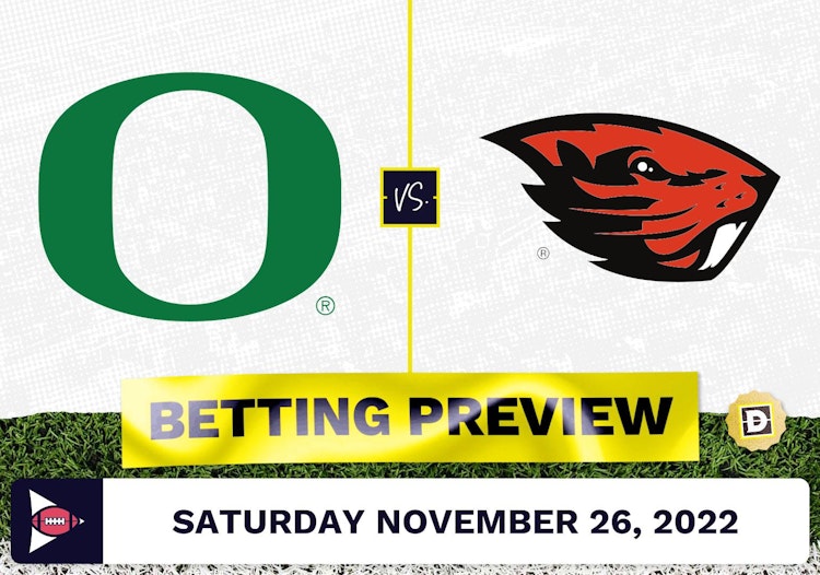 Oregon vs. Oregon State CFB Prediction and Odds Nov 26, 2022