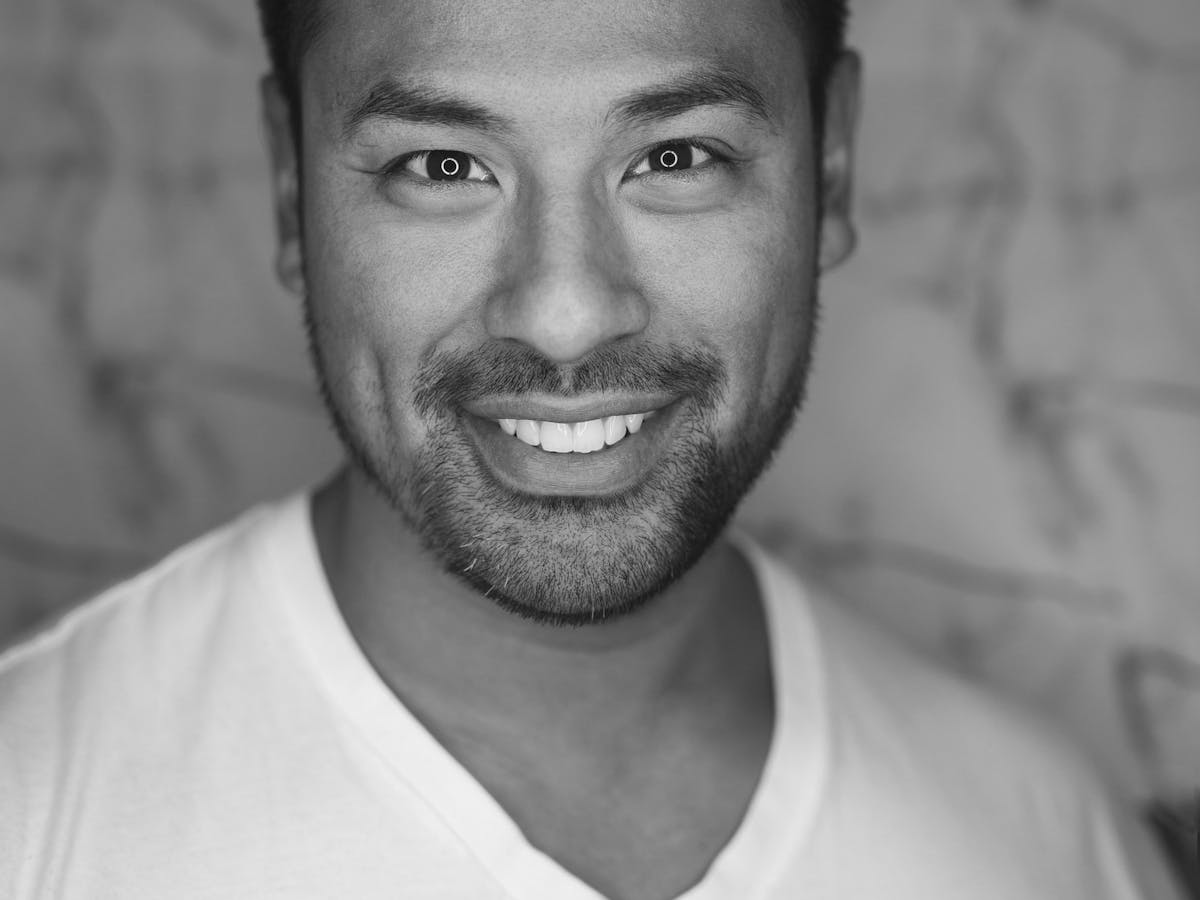 Black and white portrait