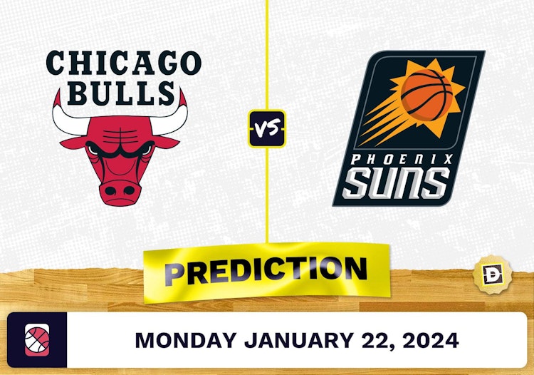 Chicago Bulls vs. Phoenix Suns Prediction, Odds, NBA Picks [1/22/2024]