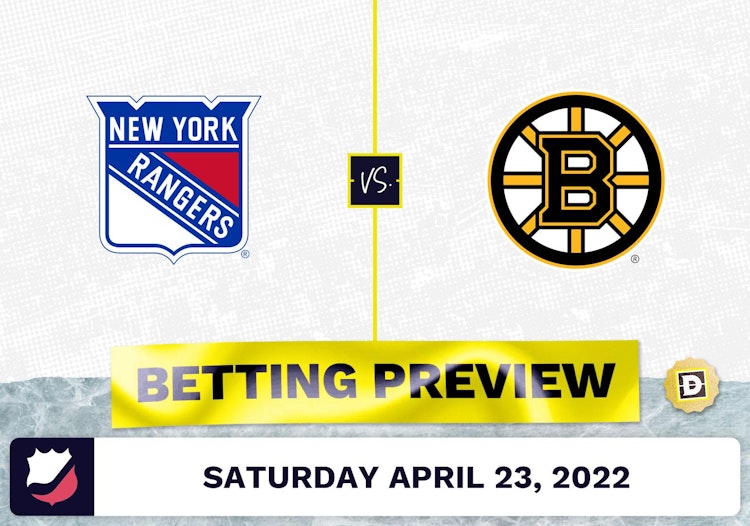 Rangers vs. Bruins Prediction and Odds - Apr 23, 2022