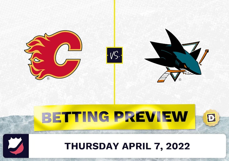 Flames vs. Sharks Prediction and Odds - Apr 7, 2022