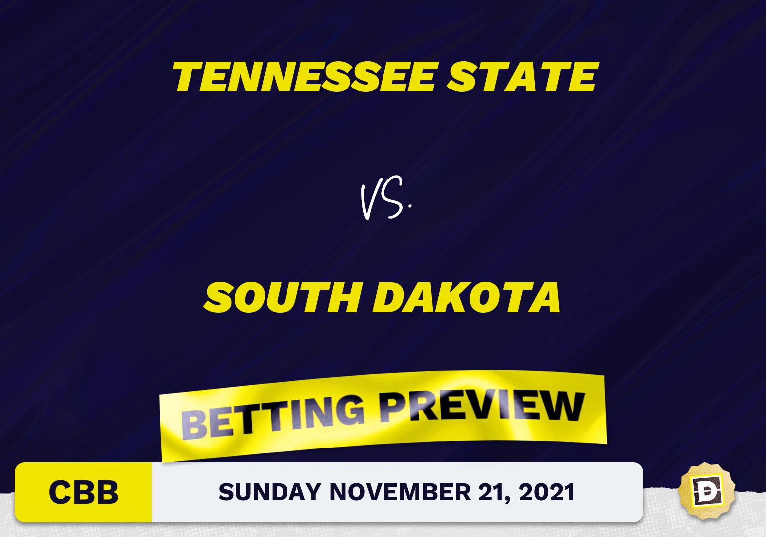 Tennessee State vs. South Dakota CBB Predictions and Odds - Nov 21, 2021