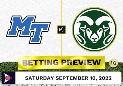 Middle Tennessee vs. Colorado State CFB Prediction and Odds - Sep 10, 2022