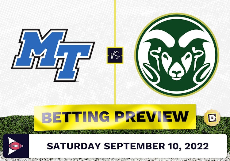 Middle Tennessee vs. Colorado State CFB Prediction and Odds - Sep 10, 2022