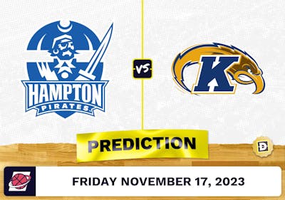 Hampton vs. Kent State Basketball Prediction - November 17, 2023