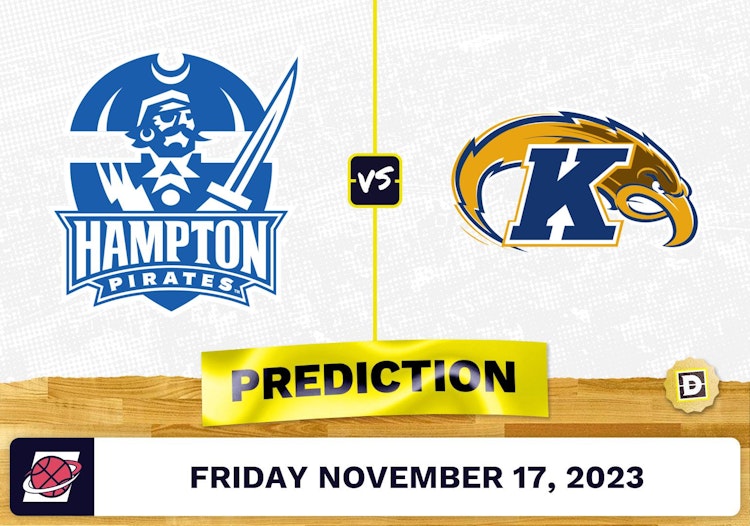 Hampton vs. Kent State Basketball Prediction - November 17, 2023