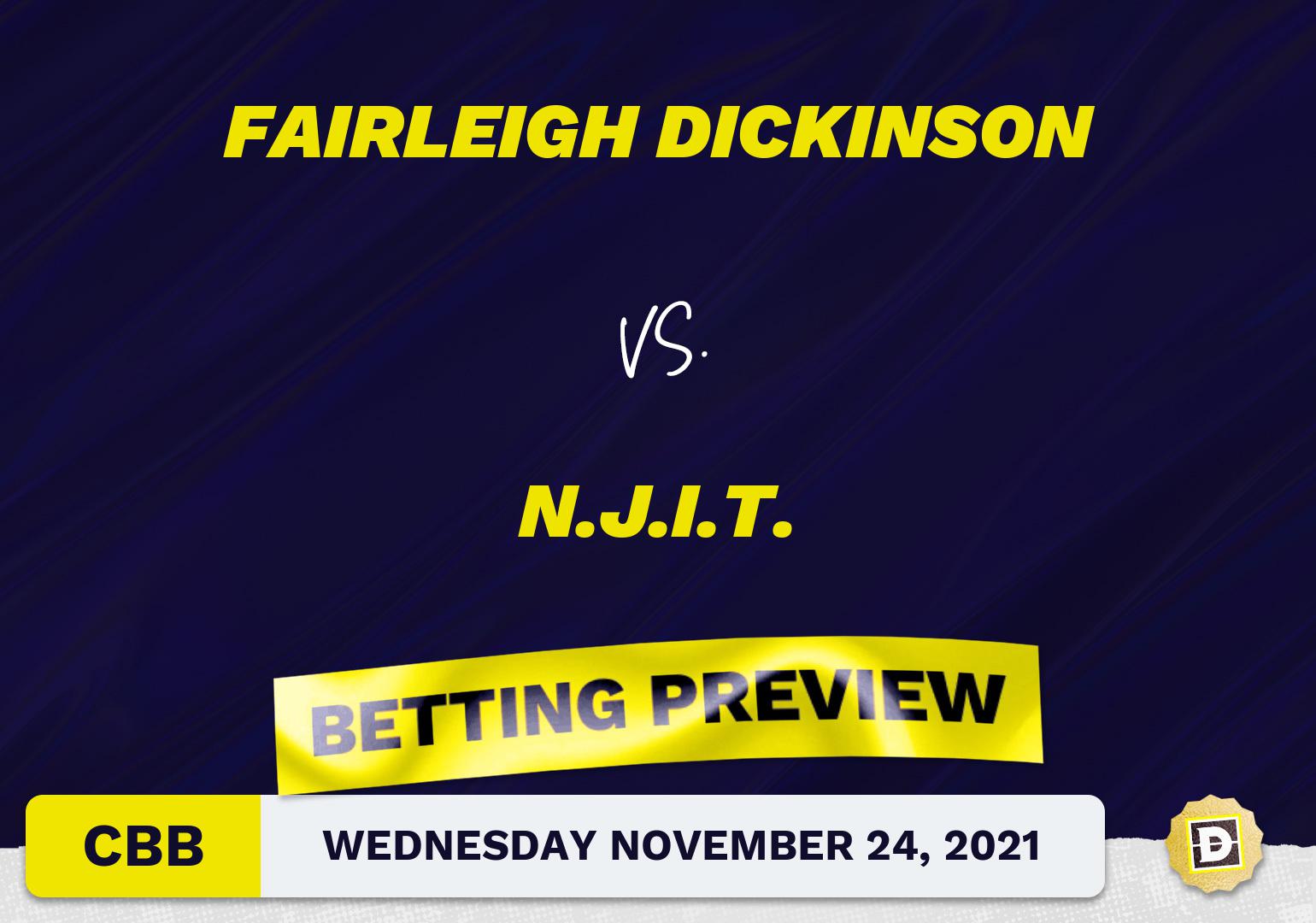 Fairleigh Dickinson vs. N.J.I.T. CBB Predictions and Odds - Nov 24, 2021