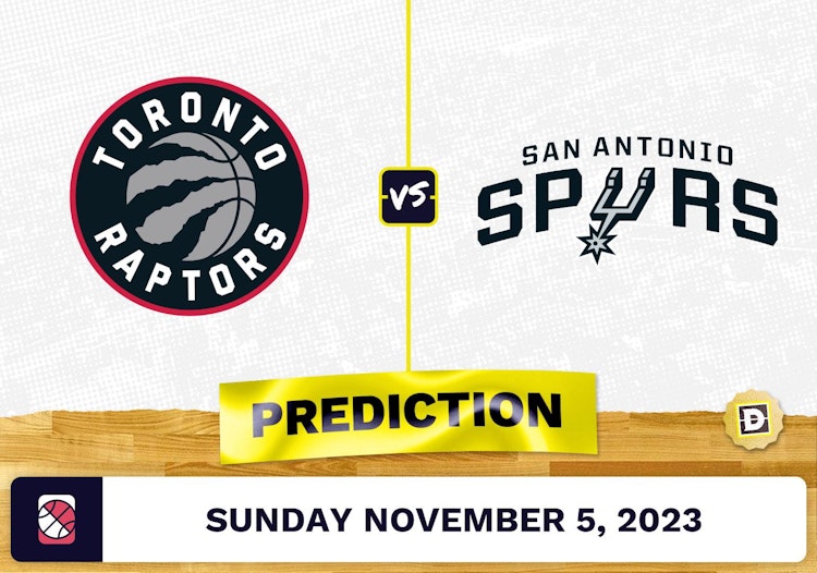 Raptors vs. Spurs Prediction and Odds - November 5, 2023