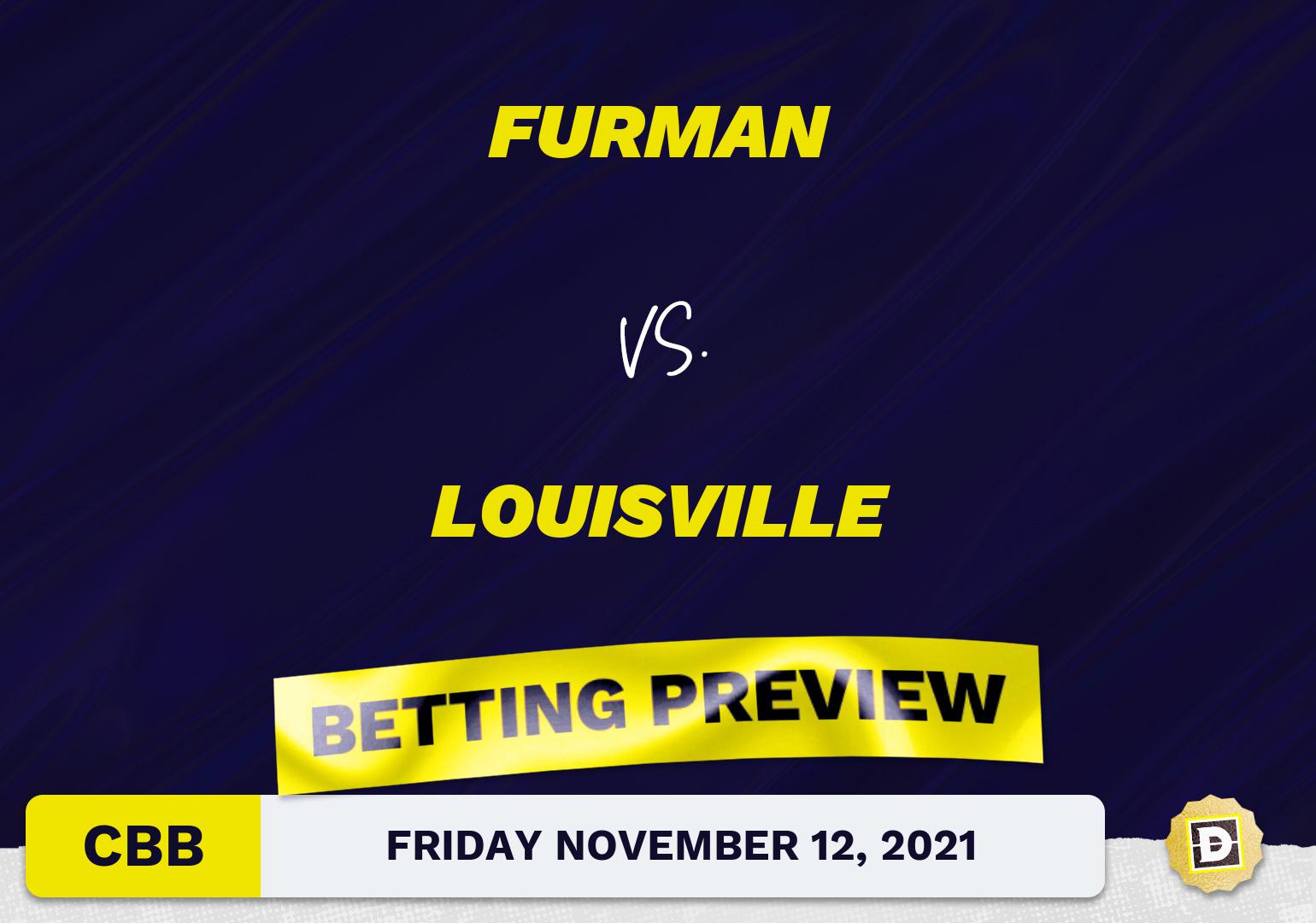 Furman vs. Louisville CBB Predictions and Odds - Nov 12, 2021