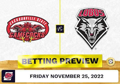 Jacksonville State vs. New Mexico CBB Prediction and Odds - Nov 25, 2022
