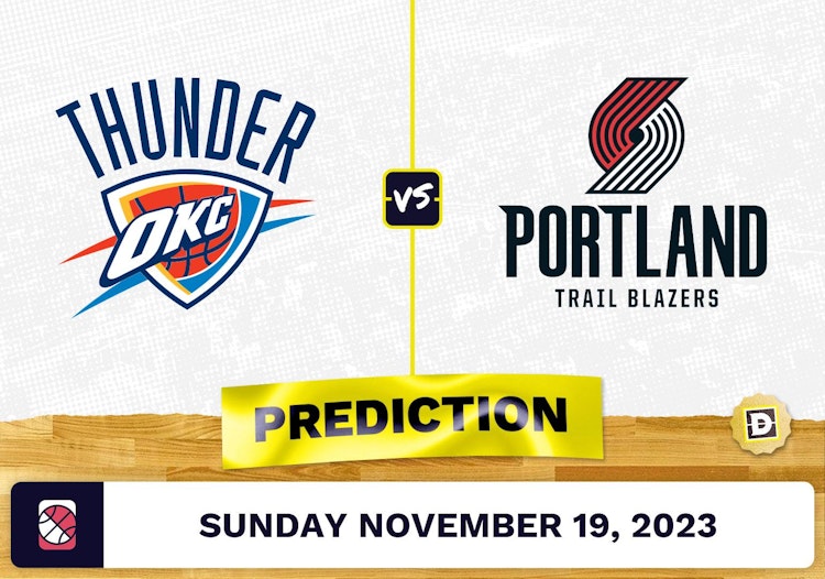 Thunder vs. Trail Blazers Prediction and Odds - November 19, 2023