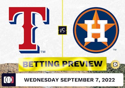 Rangers vs. Astros Prediction and Odds - Sep 7, 2022