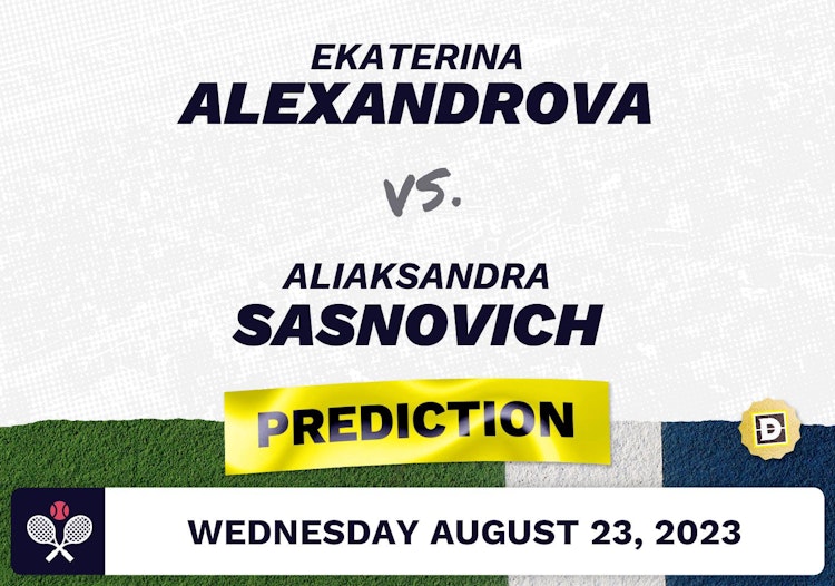 Ekaterina Alexandrova vs. Aliaksandra Sasnovich Prediction - Cleveland Open 2023