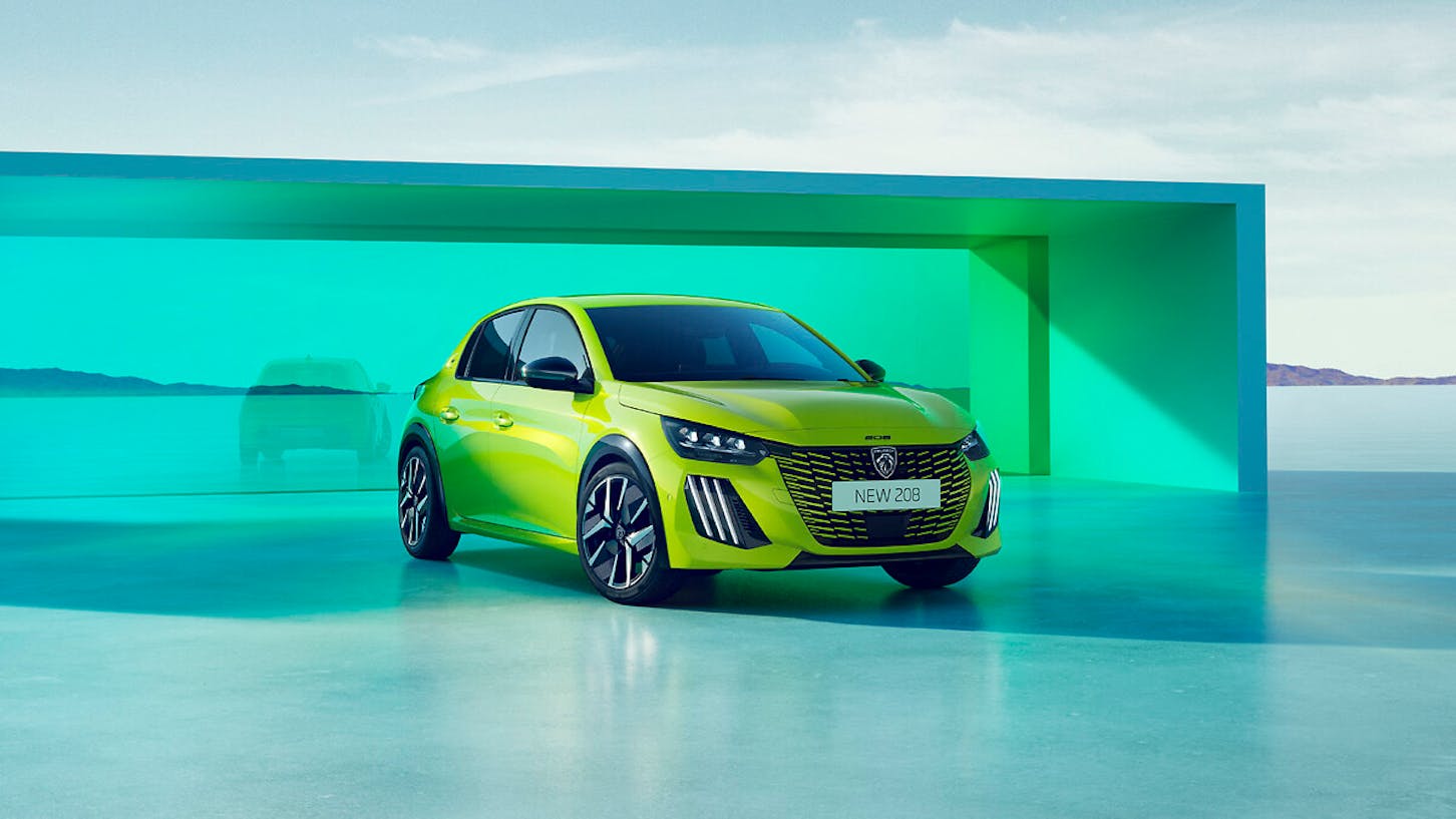 Ein Peugeot 208.