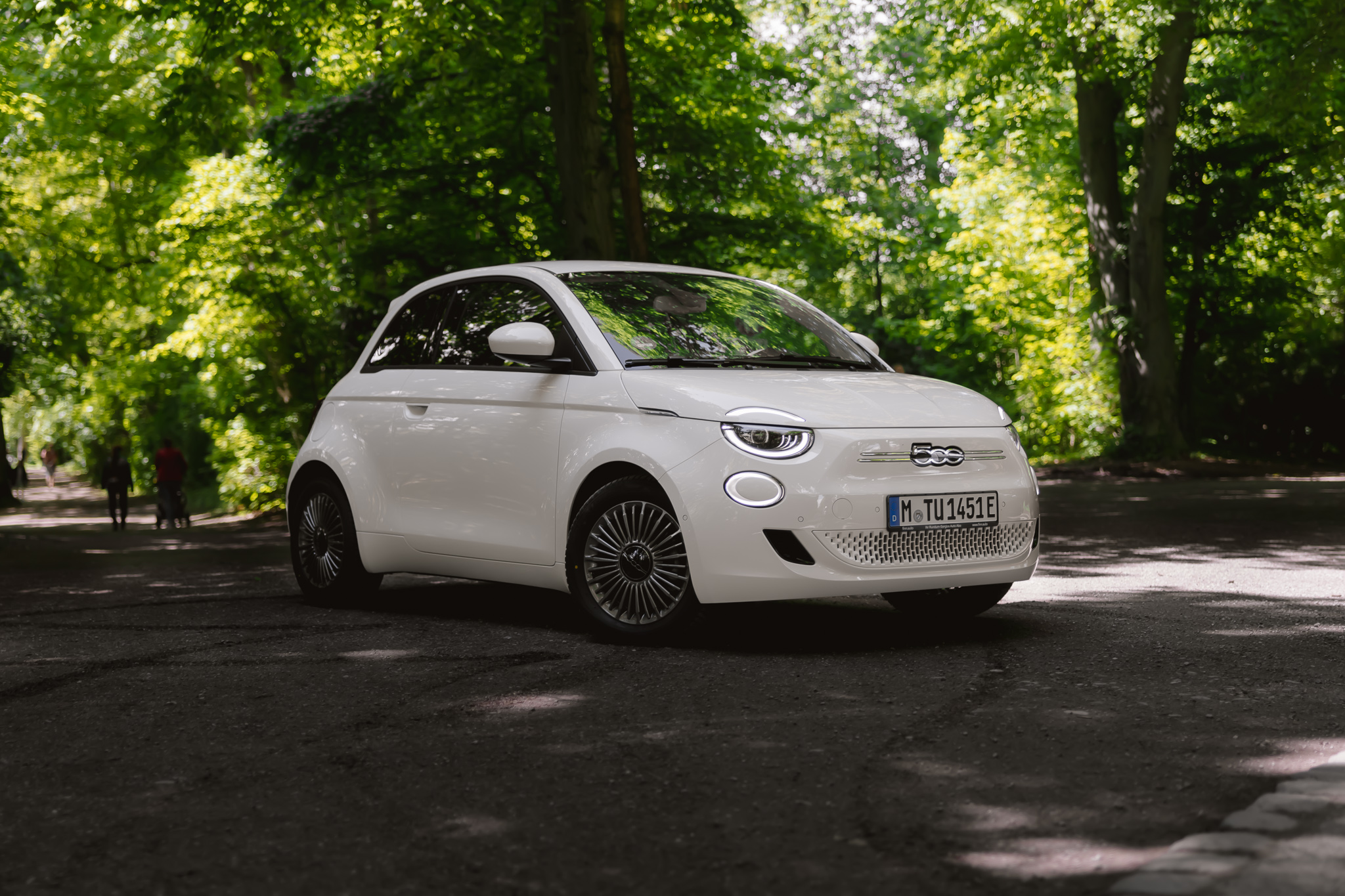 Der Fiat 500 Elektro.