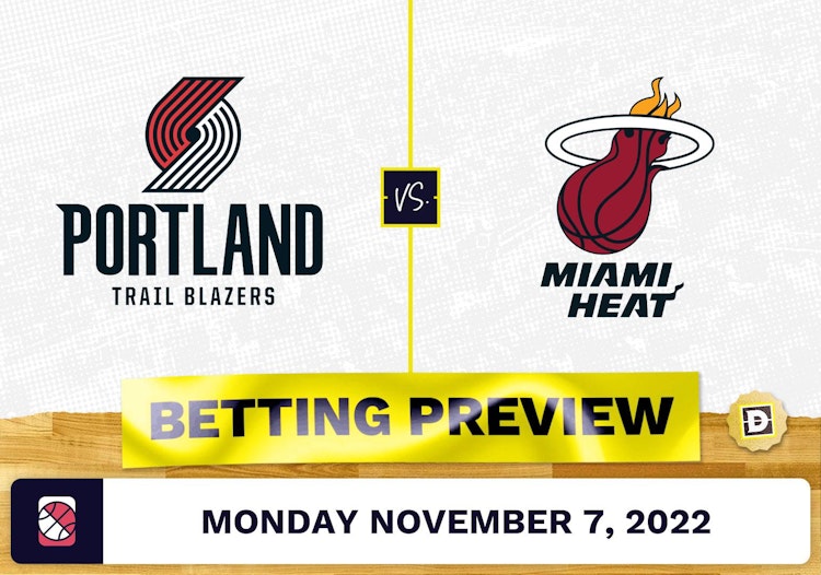 Trail Blazers vs. Heat Prediction and Odds - Nov 7, 2022