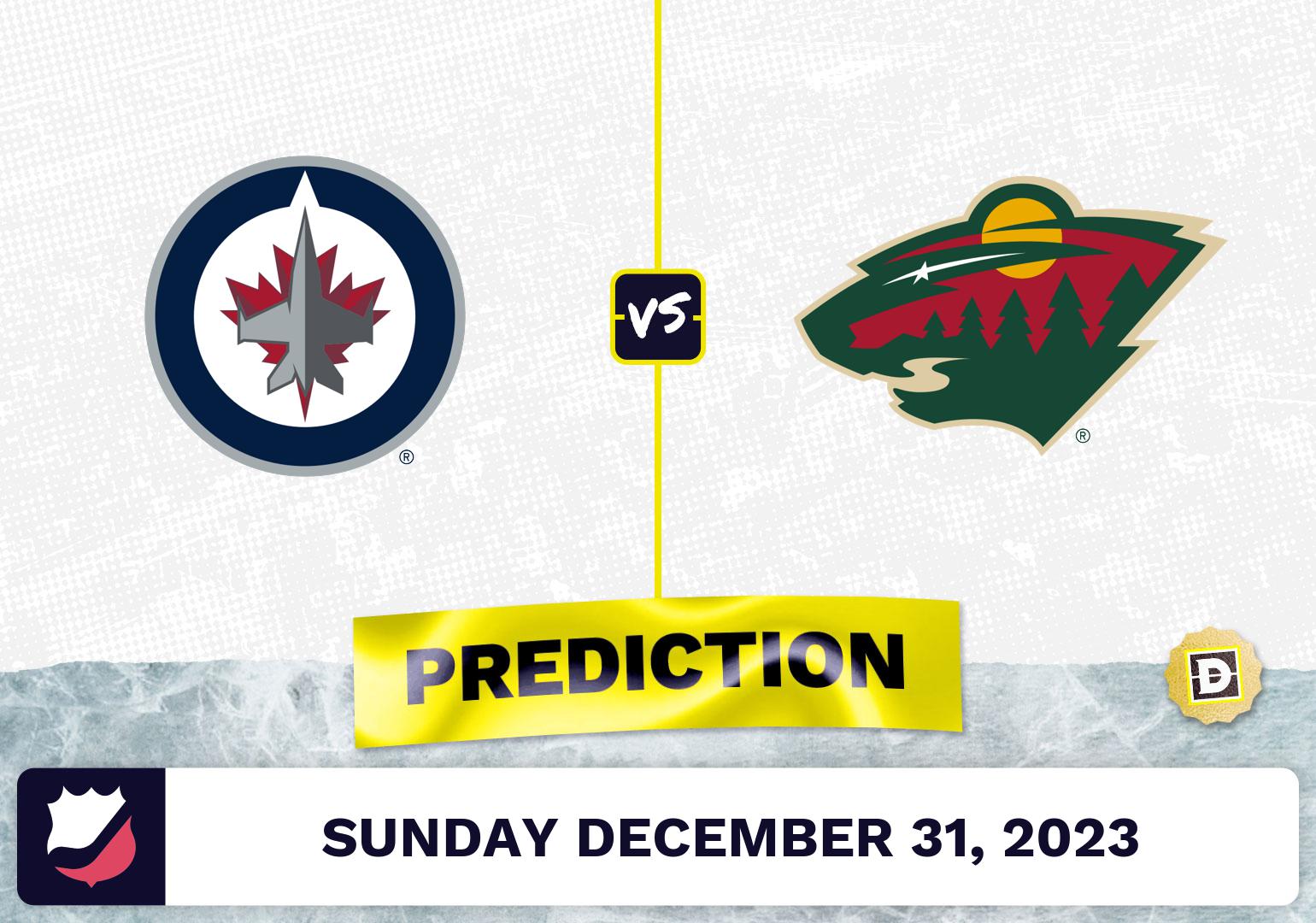 Winnipeg Jets vs. Minnesota Wild Prediction, Odds, NHL Picks  [12/31/2023]