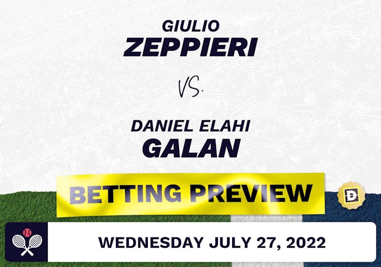 Giulio Zeppieri vs. Daniel Elahi Galan Predictions - Jul 27, 2022