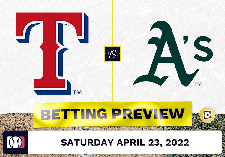 Rangers vs. Athletics Prediction and Odds - Apr 23, 2022