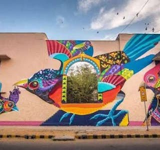 Explore India's First Open Air Art District 's gallery image