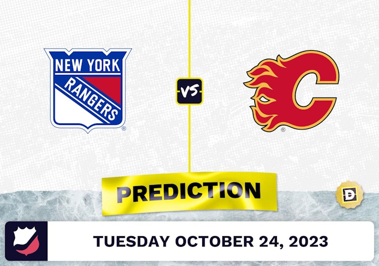 Rangers vs. Flames Prediction and Odds - October 24, 2023