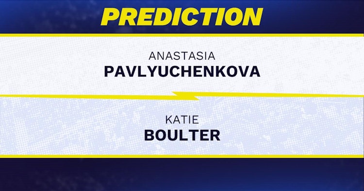 Anastasia Pavlyuchenkova vs Katie Boulter Tennis Prediction.
