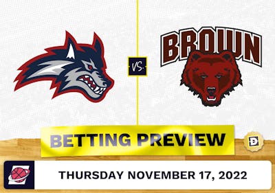 Stony Brook vs. Brown CBB Prediction and Odds - Nov 17, 2022
