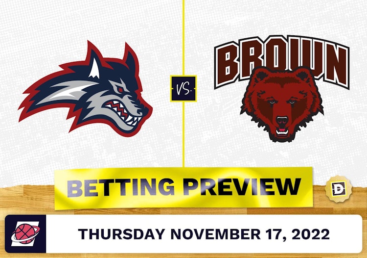 Stony Brook vs. Brown CBB Prediction and Odds - Nov 17, 2022