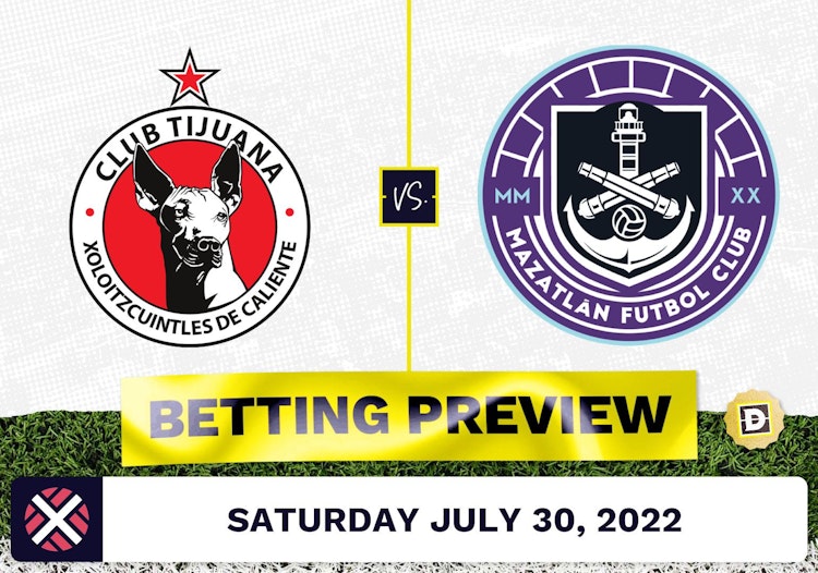 Club Tijuana vs. Mazatlan Prediction and Odds - Jul 30, 2022