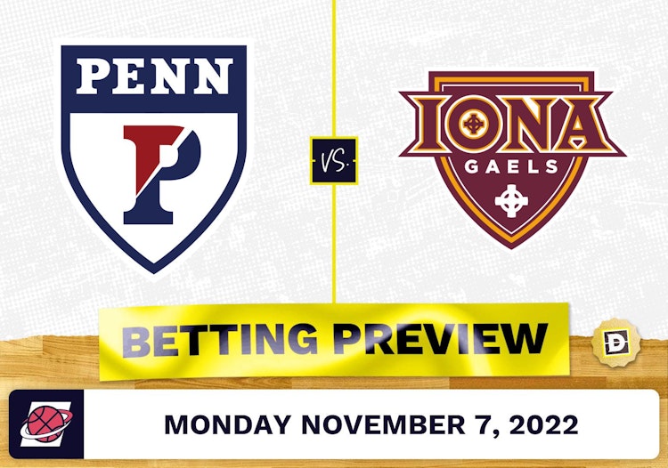 Pennsylvania vs. Iona CBB Prediction and Odds - Nov 7, 2022
