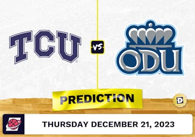 TCU vs. Old Dominion Prediction, Odds, College Basketball Picks  [12/21/2023]