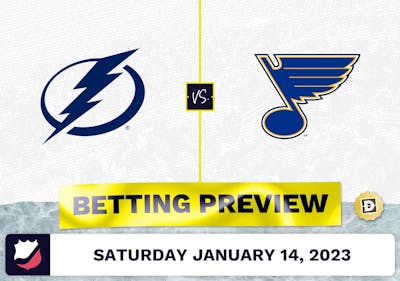 Lightning vs. Blues Prediction and Odds - Jan 14, 2023