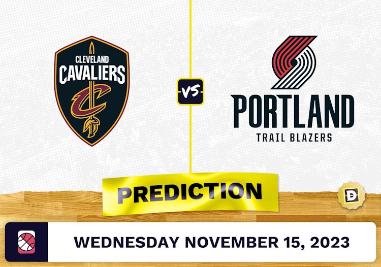 Cavaliers vs. Trail Blazers Prediction and Odds - November 15, 2023