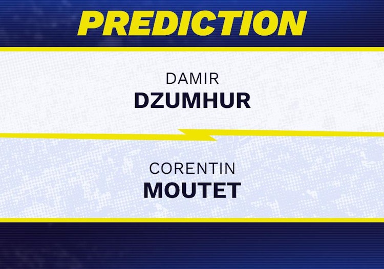 Damir Dzumhur vs Corentin Moutet Tennis Prediction.