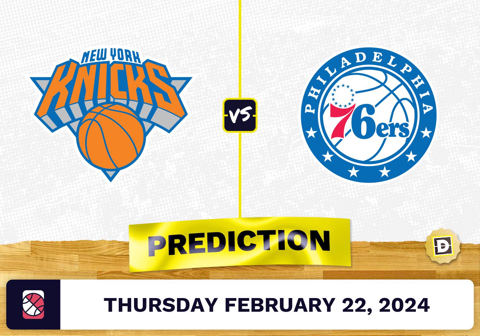 New York Knicks Vs. Philadelphia 76ers Prediction, Odds, NBA Picks [2 ...