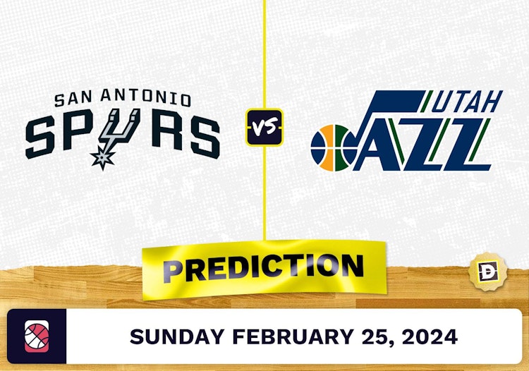 San Antonio Spurs vs. Utah Jazz Prediction, Odds, NBA Picks [2/25/2024]