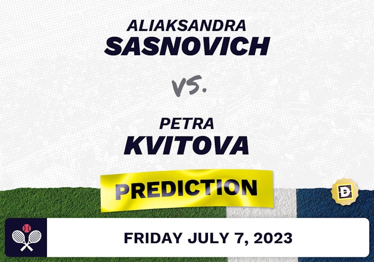 Aliaksandra Sasnovich vs. Petra Kvitova Prediction - Wimbledon 2023