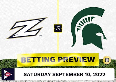 Akron vs. Michigan State CFB Prediction and Odds - Sep 10, 2022